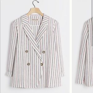 Anthropologie Anna Double Breasted Blazer